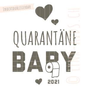 Kurz-/Langarmbody, Quarantaene Baby